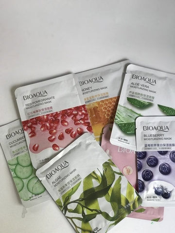 BIOAQOUA FRUIT&MULTI VITAMIN SHEET MASK