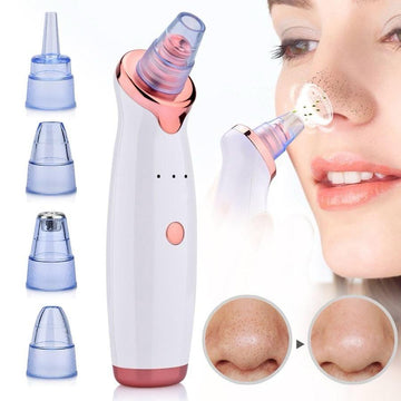 5-IN-1 ELECTRIC BLACKHEAD REMOVER VACUUM- RECHARGEABLE PORE CLEANER 7 FACIAL ACNE REMOVER