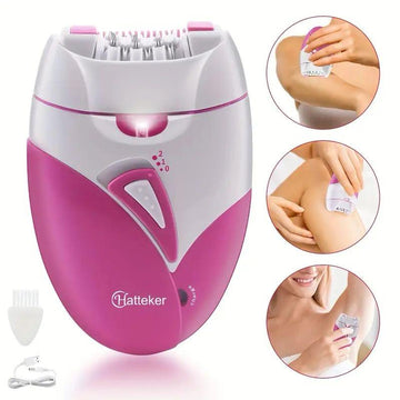 RECHARABLE ELECTRIC EPILATOR FOR WOMEN -CORDLESS BODY HAIR REMOVAL DEVICE