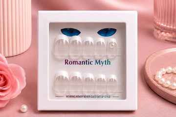ROMANTIC MYTH FRENCH TIP PRESS ON NAILS-