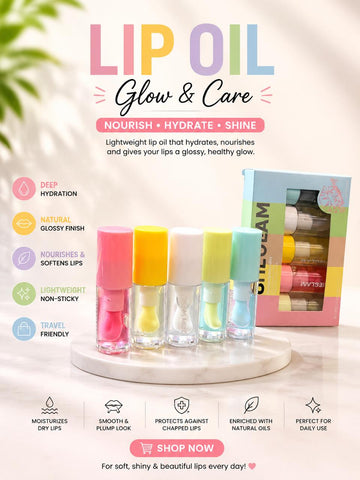 SHEGLAM LIP OIL 5 PCS SET