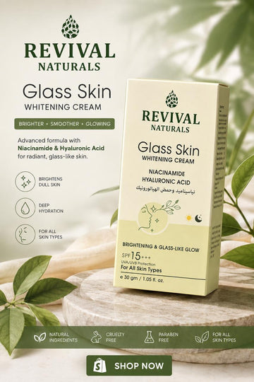 REVIVAL NATURAL GLASS SKIN WHITENING CREAM