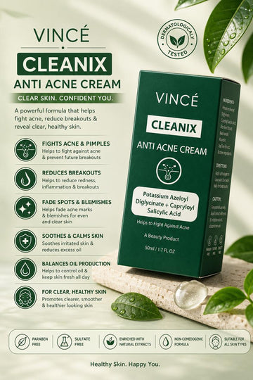 VINCE CLEANIX ANTI ACNE CREAM