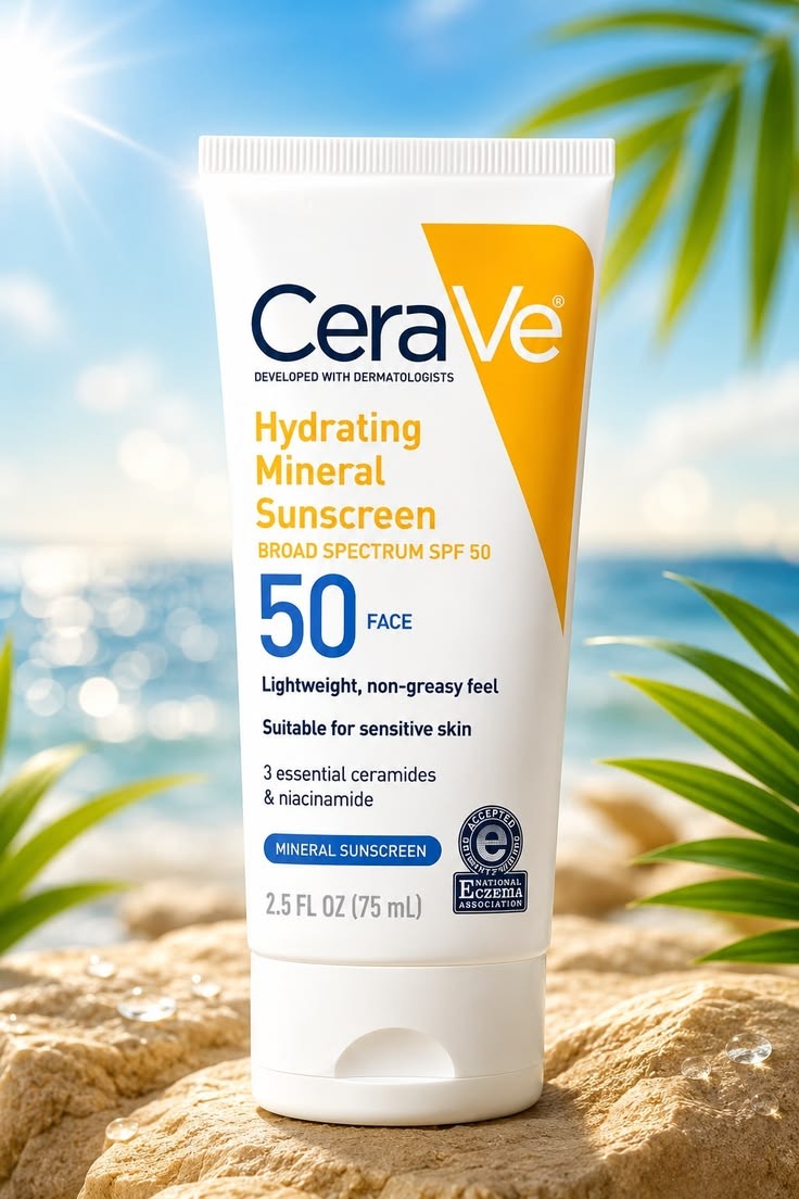 CERAVE HYDRATING MINERAL SUNSCREEN 50SPF
